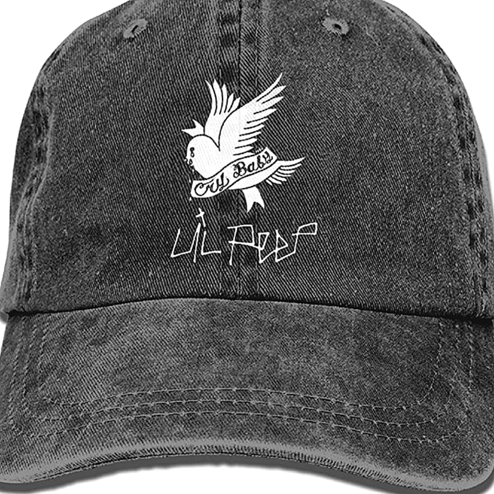 Lil peep trucker hat (Grey) one size